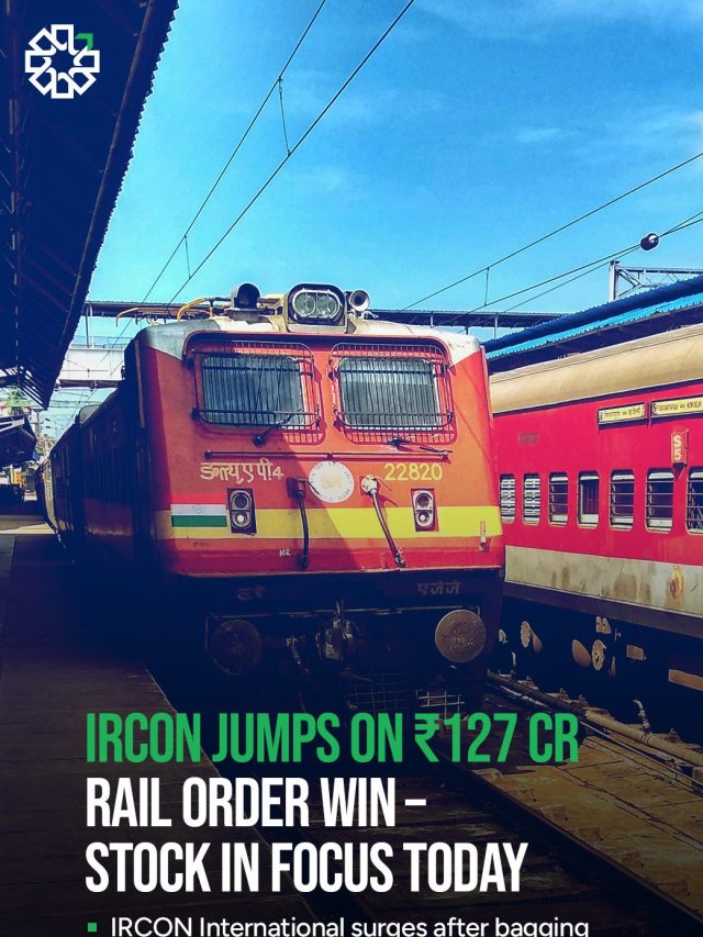 IRCON Jumps on ₹127 Cr Rail Order Win – Stock in Focus Today
