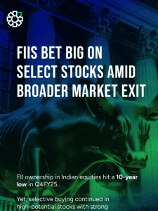 FIIs Bet Big on Select Stocks Amid Broader Market Exit