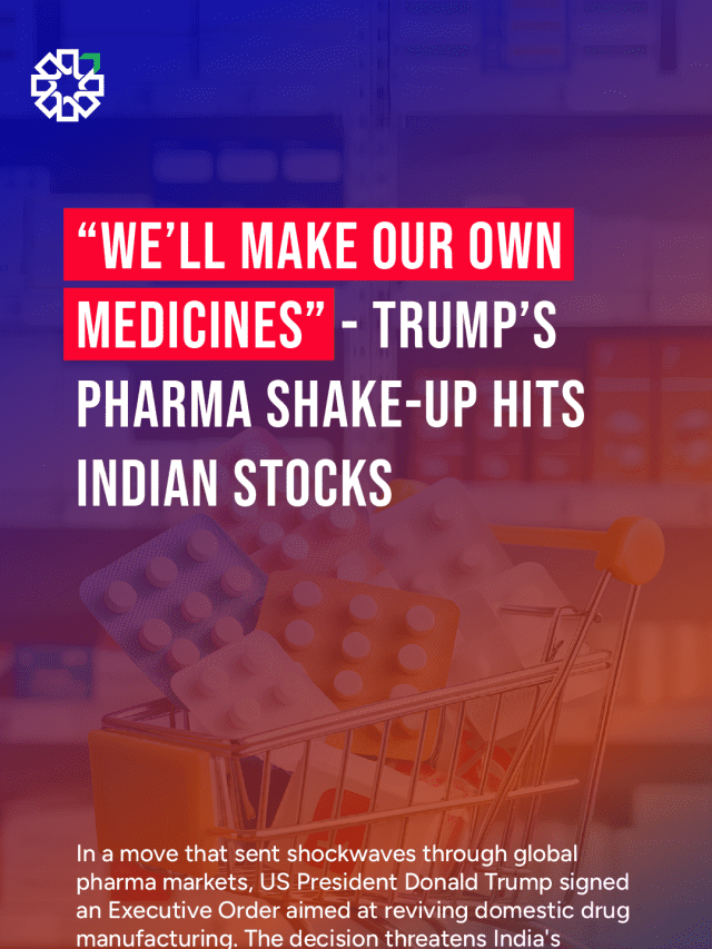 Indian Pharma Stocks Tumble Amid Trump’s Tariff Threats