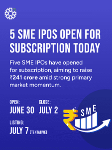 5 SME IPOs Open for Subscription Today