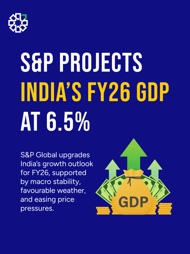 S&P Projects India’s FY26 GDP at 6.5%