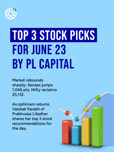 Top 3 Stock Picks for June 23 | By PL Capital