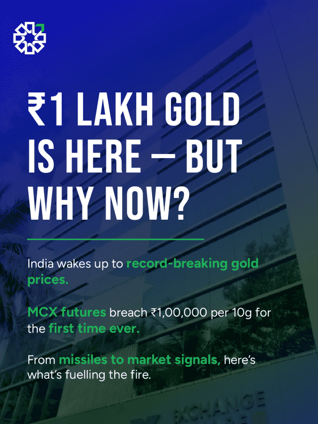 ₹1 Lakh Gold Is Here — But Why Now?