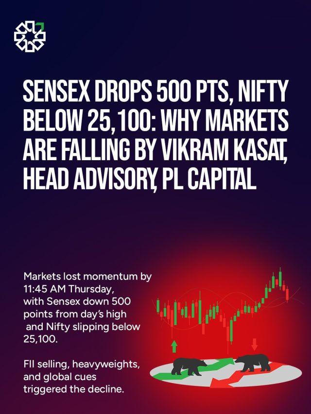 Sensex Drops 500 Pts, Nifty Below 25,100: Why Markets Are Falling