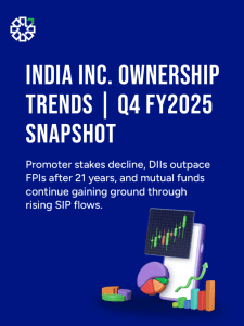 India Inc. Shareholding Report – Q4 FY2025 | Promoters, DIIs, FPIs & Retail Trends | NSE-Based Ownership Data