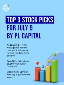 Top 3 Stock Picks for July 9 by PL Capital | Nifty & Bank Nifty Technical Outlook