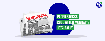 Paper Stocks Cool After Monday’s 17% Rally; Government’s Minimum Import Price Seen as Long-Term Positive