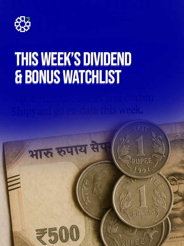 This Week’s Dividend & Bonus Watchlist