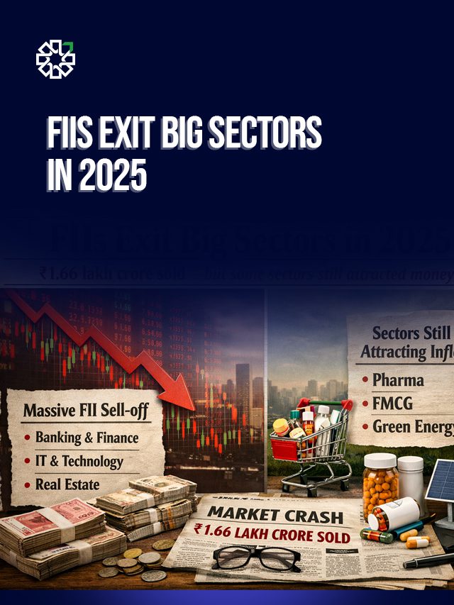 ₹1.66 Lakh Cr FII Sell-Off in 2025: Who Sold, Who Gained!