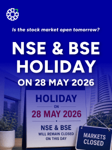 NSE & BSE holiday on 28 May 2026_Thumbnail