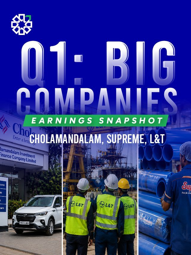 Q1 Earnings Snapshot: Supreme Industries, Larsen & Toubro & Cholamandalam Investment  | PL Capital