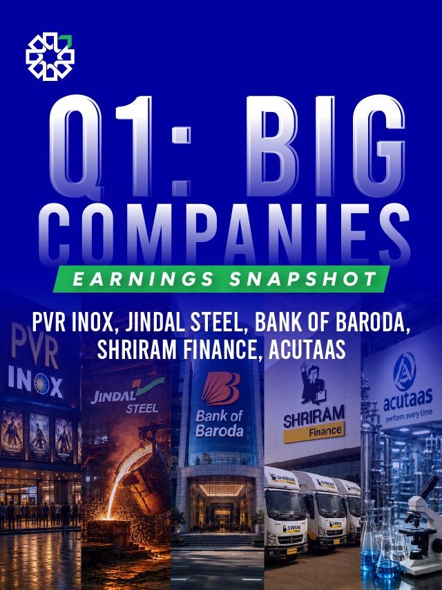 Q1 Earnings Snapshot: PVR INOX, Jindal Steel & More | PL Capital